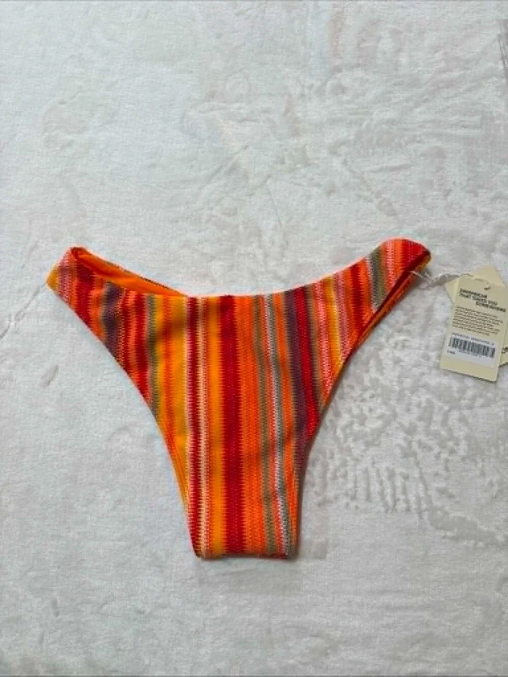 Monday Swimwear bikini Set Capri Top and Byron bottom- Sardinia Stripe